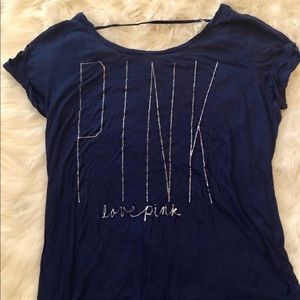PINK Victoria’s Secret Open-back Shirt